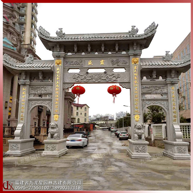 石雕牌坊門(mén)樓