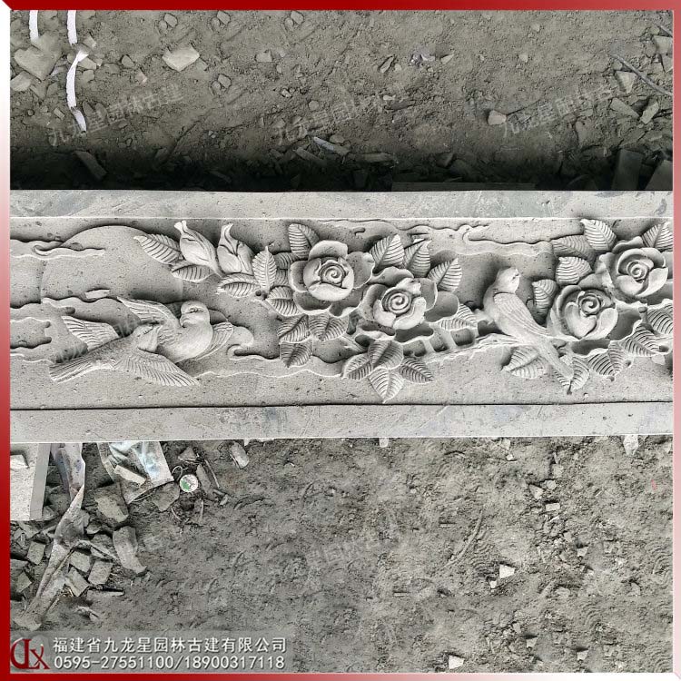 石雕鳳凰浮雕畫(huà)