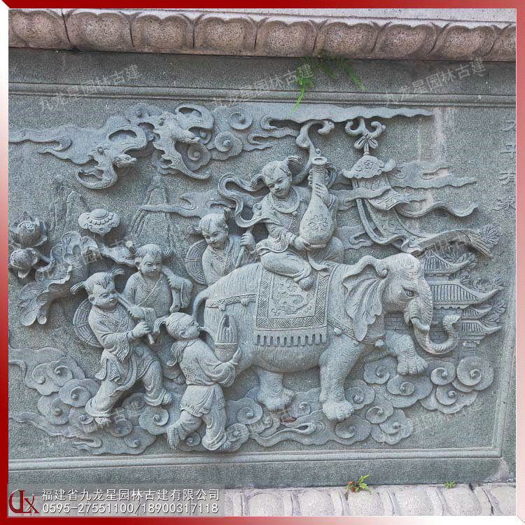 外墻石雕壁畫圖片